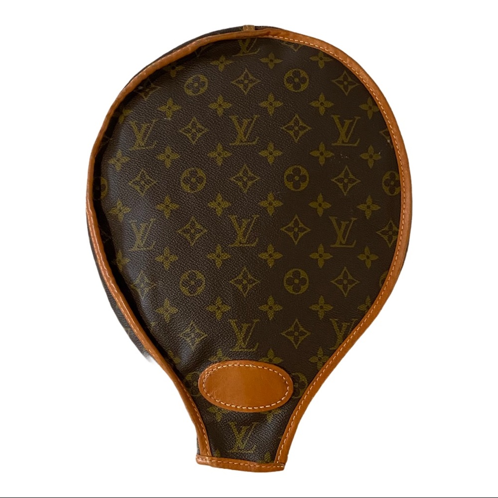 Vintage Louis Vuitton monogram canvas tennis cover